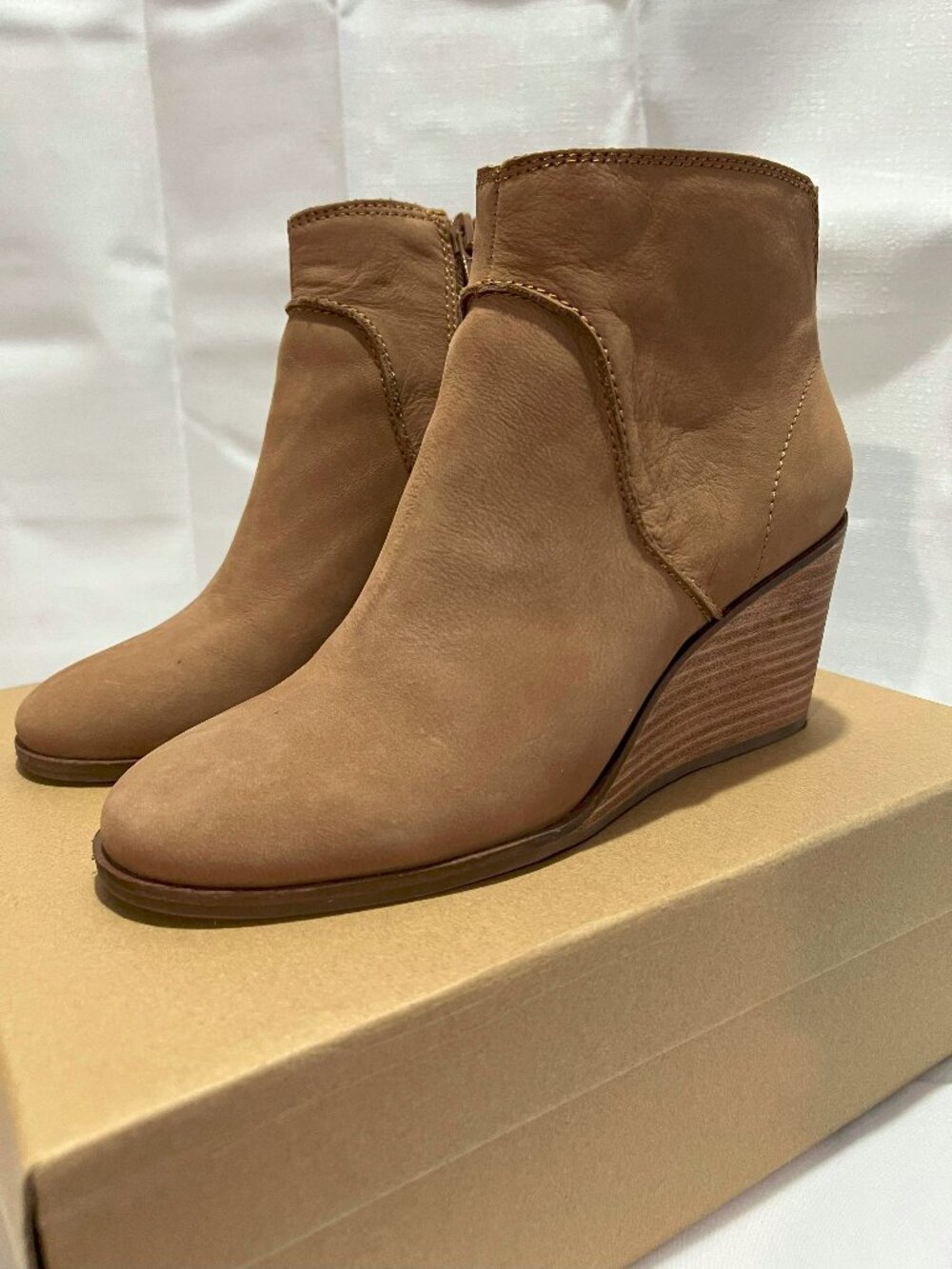 Lucky Brand Zanta women's wedge booties